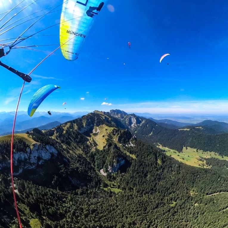 Tandem Paragliding Brauneck - Gleitschirmfliegen